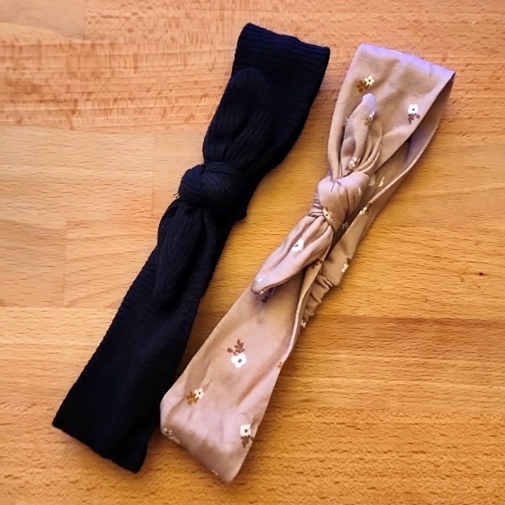 2 New H&M baby girl headbands